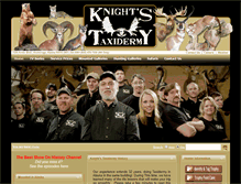 Tablet Screenshot of knightstaxidermy.com